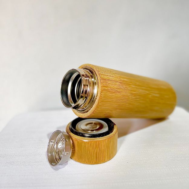 Gourde Thermos en Bambou